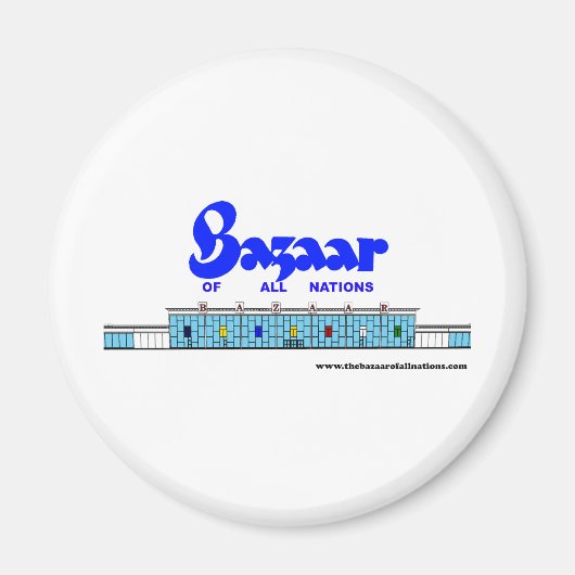 Bazaar Exterior Circa 1960 Magnet (Vorne)