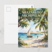 Bazaruto-Archipel Mosambik Postkarte (Vorne/Hinten)