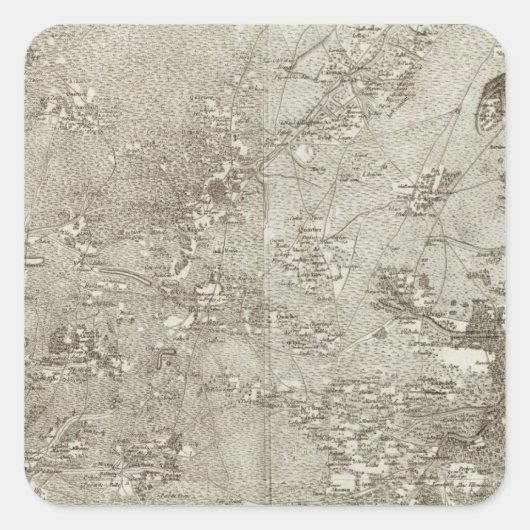 Bazas Quadratischer Aufkleber (Vorderseite)