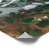 Bazille und Camille - Claude Monet Fine Art Poster (Ecke)