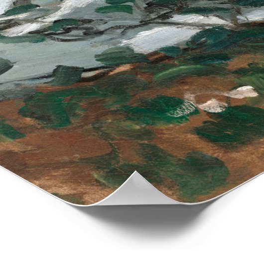 Bazille und Camille - Claude Monet Fine Art Poster (Ecke)