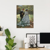 Bazille und Camille - Claude Monet Fine Art Poster (Heimbüro)