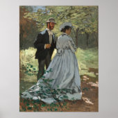 Bazille und Camille - Claude Monet Fine Art Poster (Vorne)