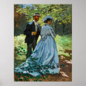 Bazille und Camille von Claude Monet Poster (Vorne)
