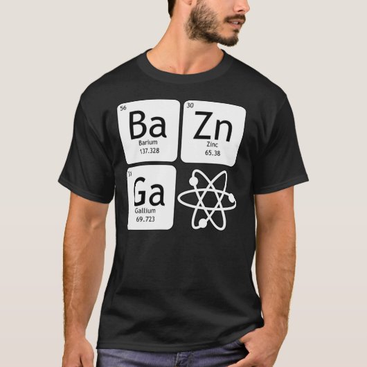 BaZinGa and Atom Classic T-Shirt (Vorderseite)