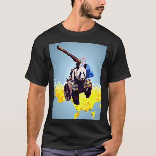 Bazooka Freedom Panda Sláva Ukrayíni T-Shirt (Vorderseite)