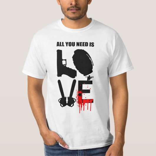 Bazooka-Liebe T-Shirt (Vorderseite)