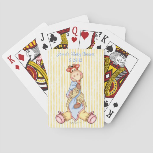 BaZooples Baby Shower Playing Cards Spielkarten (Rückseite)