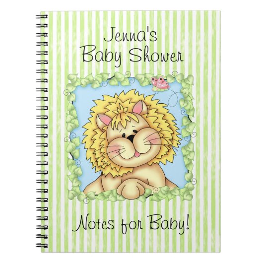 BaZooples Babyparty-Zeitschrift Notizblock (Vorderseite)