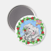 BaZooples Christmas Joy Elsie Magnet (Vorderseite/Rückseite)