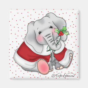 BaZooples Feiertags-Elefant-Magnet Magnet