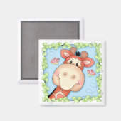 BaZooples Gertrude the Giraffe Magnet (Vorderseite/Rückseite)