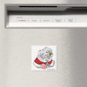 BaZooples Holiday Elephant Magnet (In Situ (Geschirrspüler))