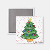BaZooples Holiday Tree Magnet (Vorderseite/Rückseite)