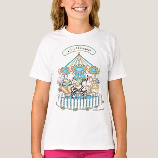 BaZooples "Life's A Carousel" Child's T - Shirt (Vorderseite)