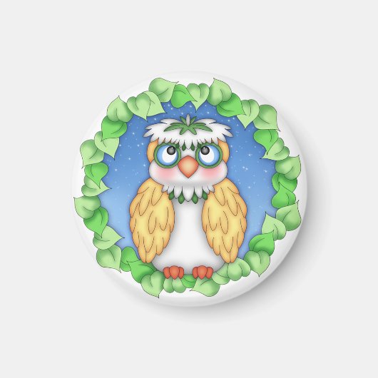 BaZooples "Oscar" Owl Magnet (Vorne)