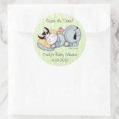 BaZooples "Save the Date!" Zach Aufkleber (Tasche)