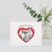 BaZooples "Valentinsgruß umarmt" Postkarte (Stehend Vorderseite)