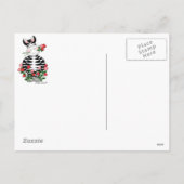 BaZooples "Valentinsgruß umarmt" Postkarte (Rückseite)