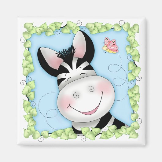 BaZooples Zach the Zebra Magnet (Vorne)