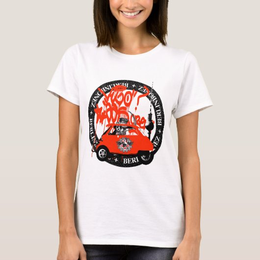 BB73 Ampeltödchen ina Blasen-Auto T-Shirt (Vorderseite)