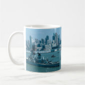 BB-61 "USS Iowa", New- Yorkhafen, USA Kaffeetasse (Links)