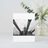 BB-62 Battleship New Jersey Postkarte (Stehend Vorderseite)