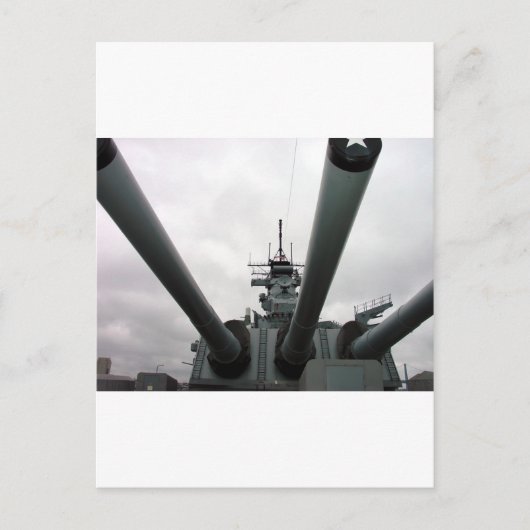 BB-62 Battleship New Jersey Postkarte (Vorderseite)