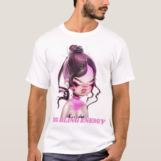 BB babe energy tee weiß (Vorderseite)