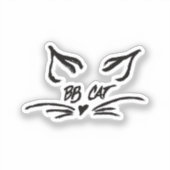 BB Cat-Signatur Aufkleber (Vorderseite)