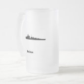 BB entspannen sich Mattglas Bierglas (Vorderseite Links)