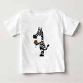 BB flippiger Zebra mit einer Baby T-shirt (Vorderseite)