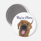 BB- Funny Dog Geschirrspülmaschine Magnet (Vorderseite/Rückseite)