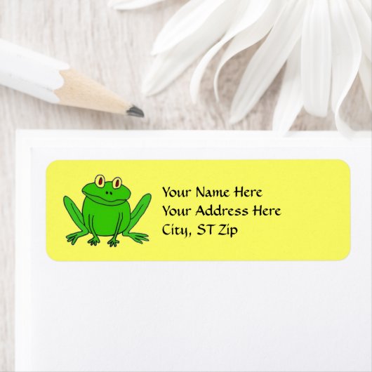 BB- Funny Frog Address Labels (Insitu)