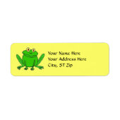 BB- Funny Frog Address Labels (Vorne)
