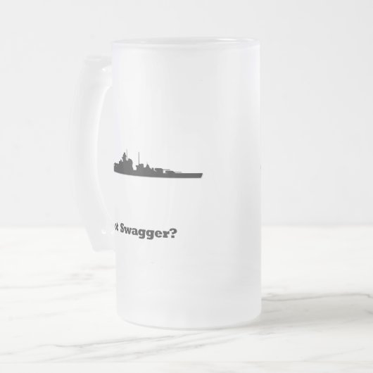 BB Got Swagger Mattglas Bierglas (Vorderseite Links)