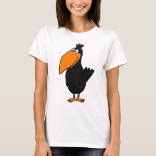BB lustiger Krähen-Entwurf T-Shirt