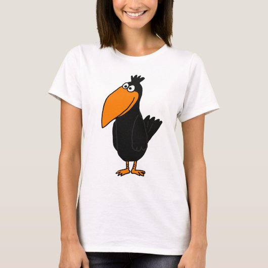 BB lustiger Krähen-Entwurf T-Shirt (Vorderseite)