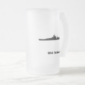 BB Old School Mattglas Bierglas (VorderseiteRechts)