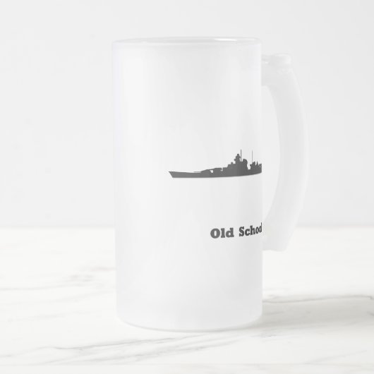 BB Old School Mattglas Bierglas (VorderseiteRechts)