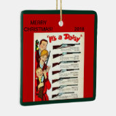 BB schießt Weihnachtsverzierung Keramikornament (Rechts)