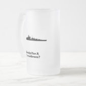 BB Throwdown Mattglas Bierglas (Vorderseite Links)