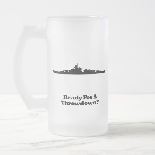 BB Throwdown Mattglas Bierglas (Links)