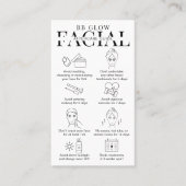 BB Weiche Gesichtshygiene Anleitung für die Nachso Visitenkarte (Vorderseite)