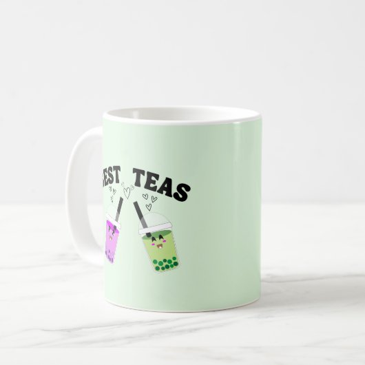 Bba Teeblättertee Besties Kaffeetasse (Vorderseite Links)