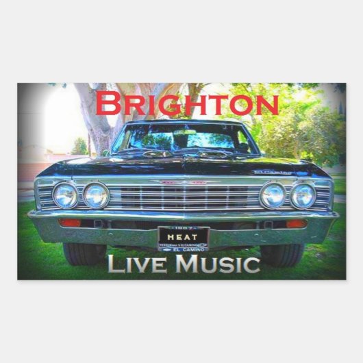 BBB-El Dorado-Aufkleber Rechteckiger Aufkleber (Vorderseite)