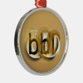 BBBG! SILBERNES ORNAMENT (Rechts)