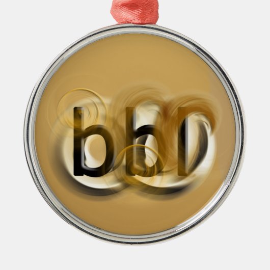 BBBG! SILBERNES ORNAMENT (Vorne)