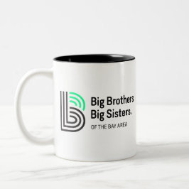 BBBS des Bucht-Bereichs Zweifarbige Tasse