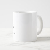 BBC Big Black Coffee Mug Jumbo-Tasse (Vorderseite Rechts)